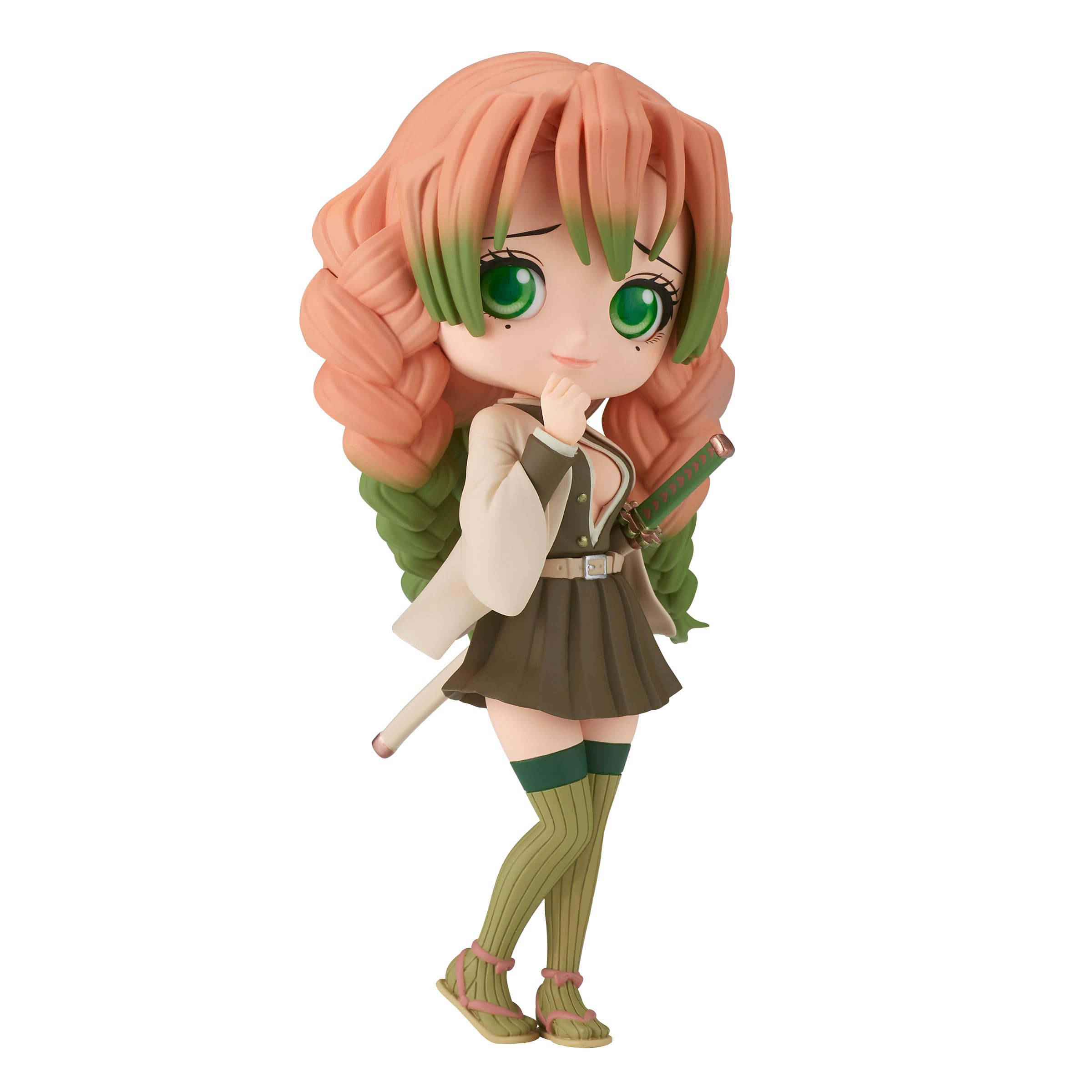 Banpresto BP19358 Figurine Demon Slayer Q Posket Mitsuri Kanroji, (VerB), Kimetsu No Yaiba, 14 cm, Multicolore Banpresto BP19358 Figurine Demon Slayer Q Posket Mitsuri Kanroji, (VerB), Kimetsu No Yaiba, 14 cm, Multicolore